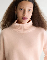 Pull Amedo Light Rose à col cheminée pour femme Bellerose
