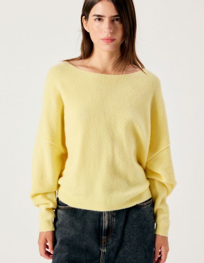 Pull Damsville Beurre Chiné American Vintage