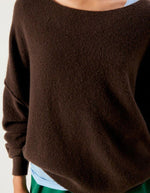 Pull Damsville Brune Chiné American Vintage