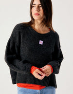 Pull East Anthracite Chiné American Vintage