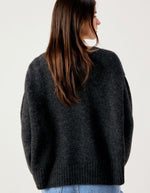 Pull East Anthracite Chiné American Vintage