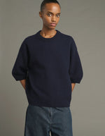 Pull Lise Navy en laine mérinos Soeur