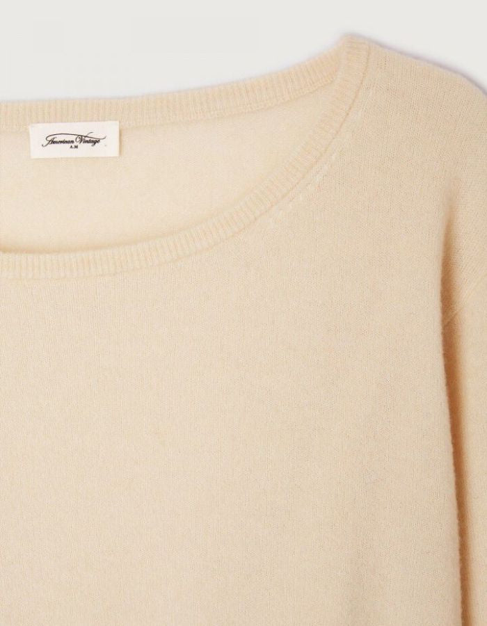 Pull Raxow Naturel Col Bateau