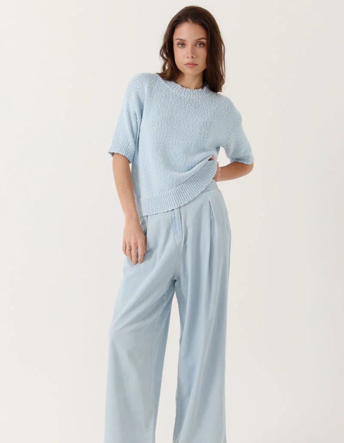 Pull Sylviane Bleu