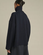 Pull William Navy en laine mérinos Soeur