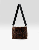 Sac Jelga en fausse fourrure léopard Bellerose