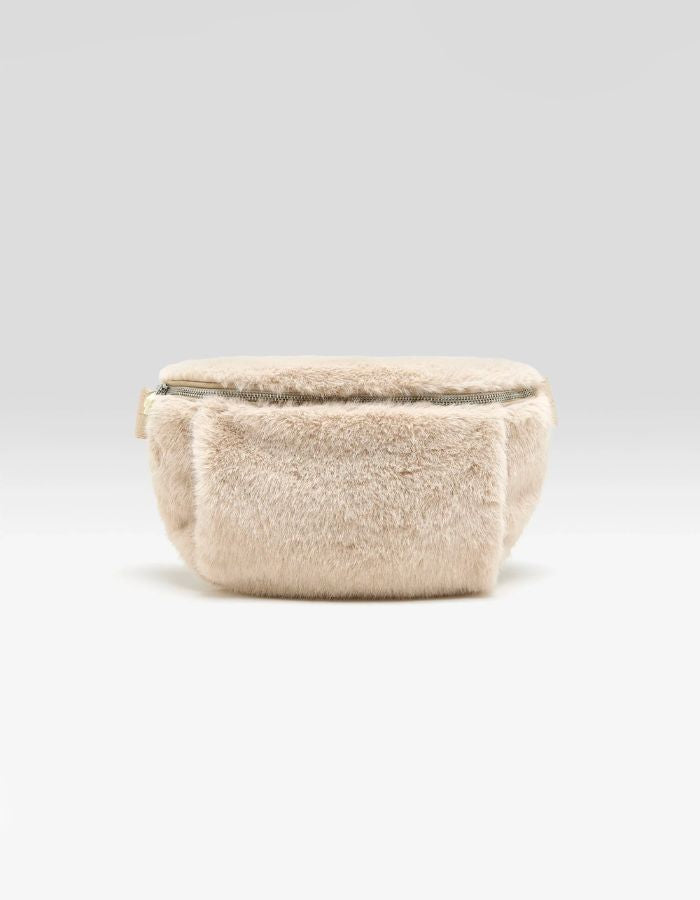 Sac banane manchon Hoswel Stone en fausse fourrure Bellerose