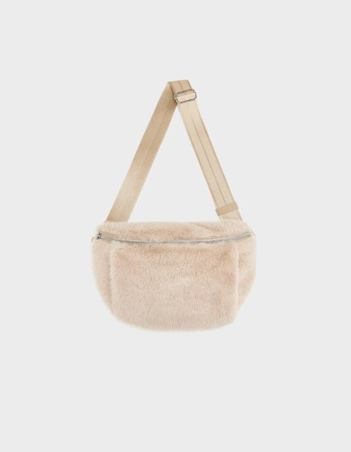 Sac banane manchon Hoswel Stone en fausse fourrure Bellerose