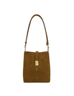 Sac seau Bello Mini Caramel en croûte de cuir Soeur