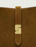 Sac seau Bello Mini Caramel en croûte de cuir Soeur