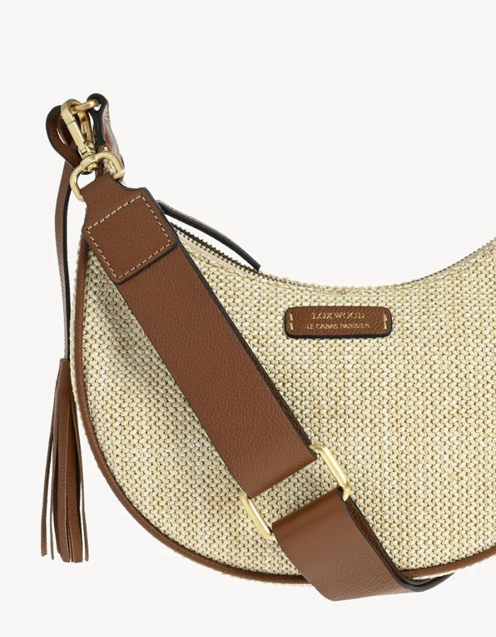 Sac Besace Raphia Albane Naturel