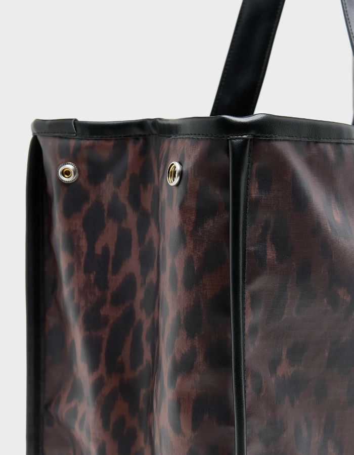 Grand sac cabas Hecky léopard Bellerose