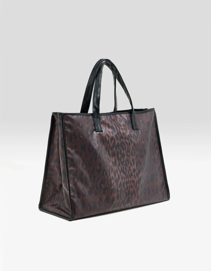 Grand sac cabas Hecky léopard Bellerose