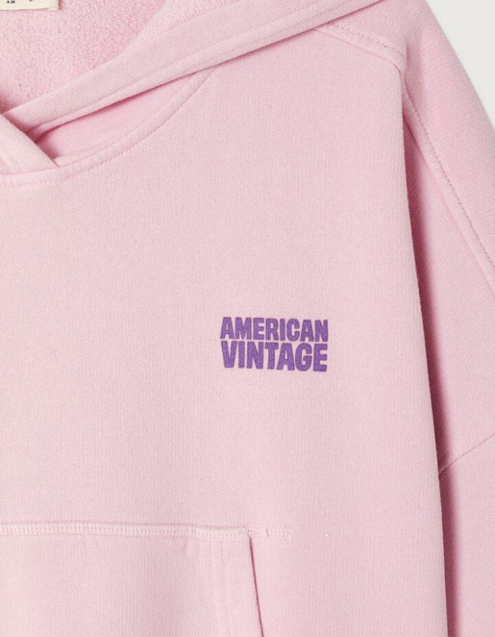 Sweat à capuche Plizzy Petale Vintage American Vintage 