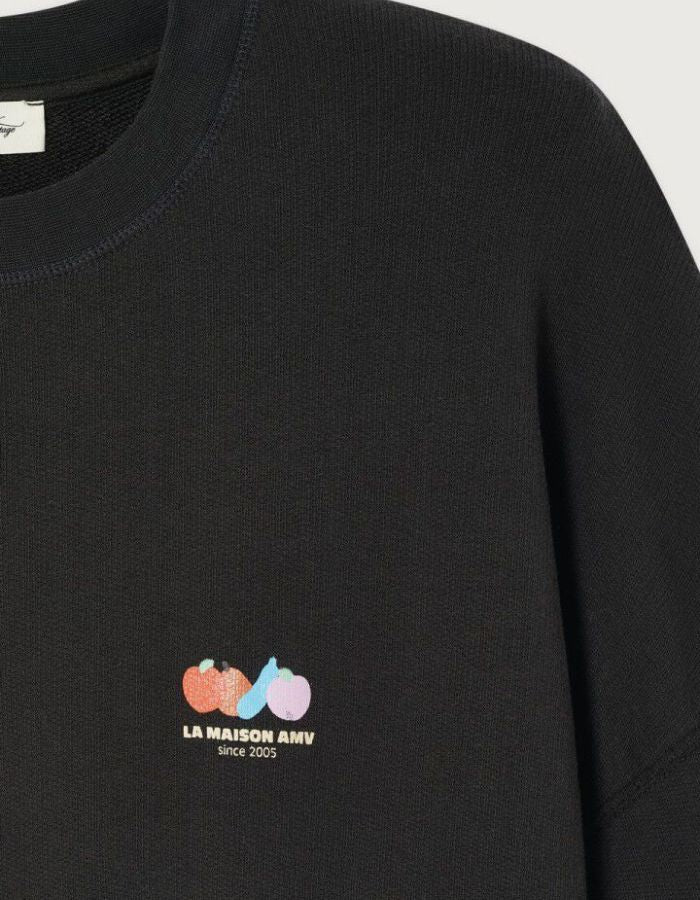 Sweat Ample Col Rond Atubay Tenebre American Vintage 