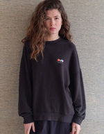 Sweat Ample Col Rond Atubay Tenebre American Vintage 