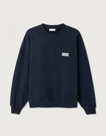 Sweat Col Rond Plizzy Navy Vintage