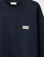 Sweat Col Rond Plizzy Navy Vintage