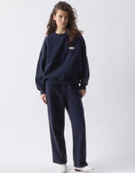 Sweat Col Rond Plizzy Navy Vintage