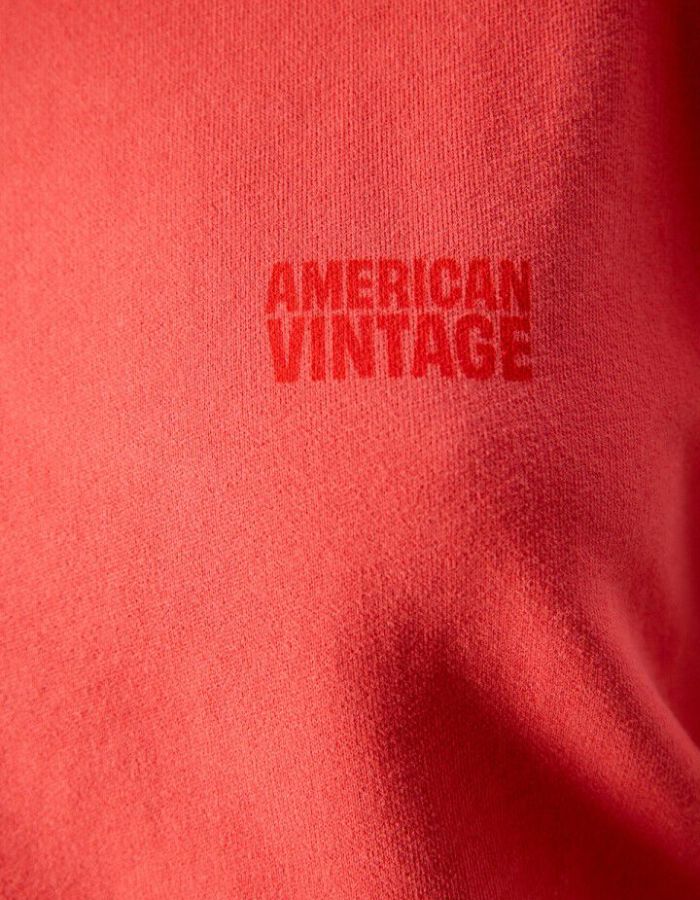 Sweat Jitbay Vermillon Vintage American Vintage