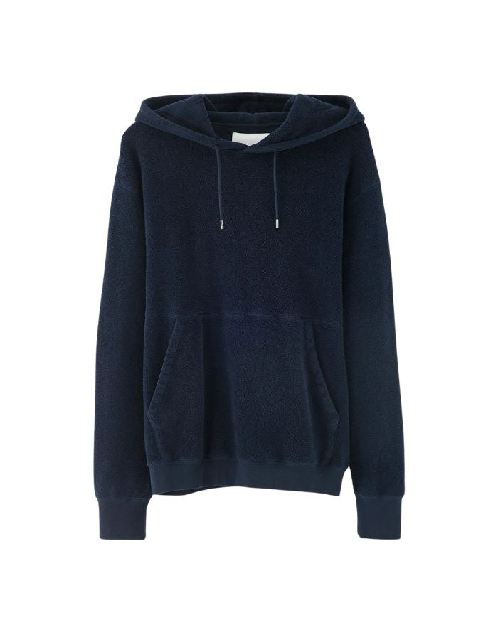 Sweatshirt homme Mattis Parker bleu encre à capuche Bellerose