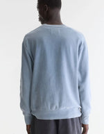 Sweatshirt homme Flake Artic bleu délavé à col rond Bellerose