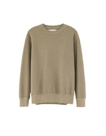 Sweatshirt homme Flake Dust kaki à col rond Bellerose