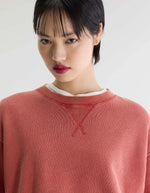 Sweatshirt oversized Flipos Écarlate rouge délavé pour femme Bellerose