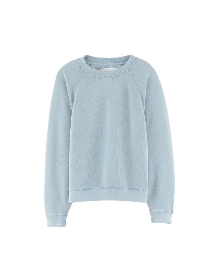 Sweatshirt Fella Metal Blue en molleton bleu délavé pour femme Bellerose