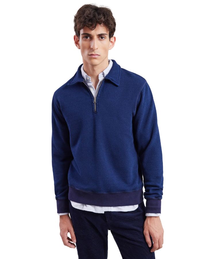 trinity-sweatshirt-polo-zipper-indigo-hartford