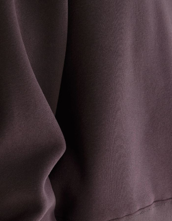 Sweatshirt Temi Dark Roast marron foncé à col rond pour femme Bellerose