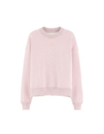 Sweatshirt Temi Glycine rose poudré à col rond pour femme Bellerose