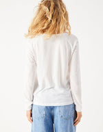 T-shirt femme Laloom blanc American Vintage