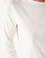 T-shirt femme Laloom blanc American Vintage