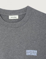 T-shirt femme Ykobow American Vintage Granite chiné logo