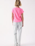 T-shirt femme Sonoma Pink Acid Fluo American Vintage 