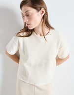 T-shirt Bobypark Écru American Vintage