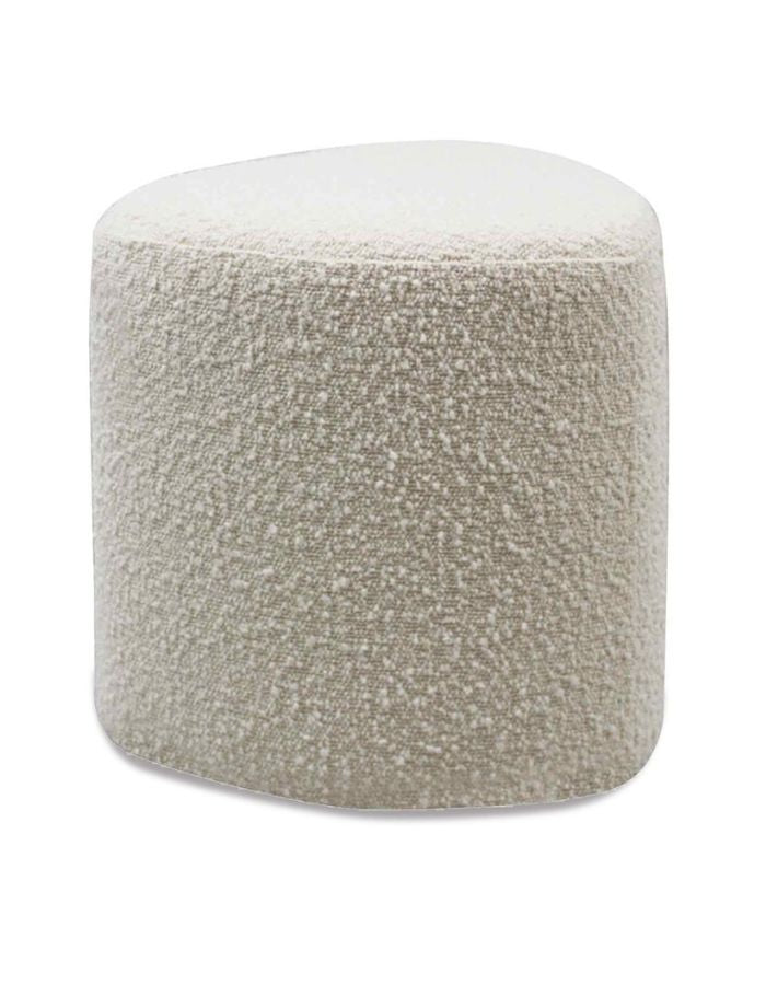 Tabouret Bouclette Blanc