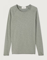 Découvrez le t-shirt épais pour homme Sonoma d'American Vintage couleur Argile Vintage. Un haut à manches raglan en coton flammé texturé au fini intérieur gratté doux.