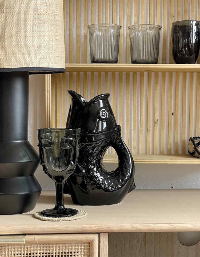 Vase Pichet Poisson Noir