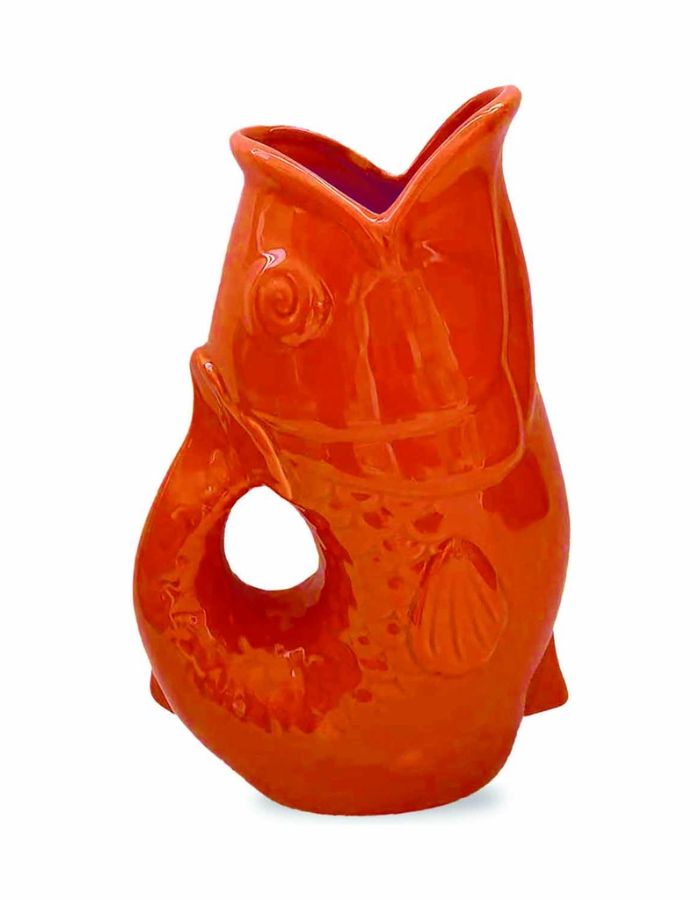 Vase Pichet Poisson Rose Orange