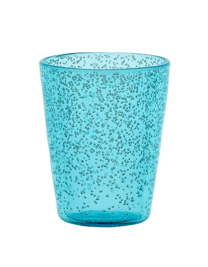 Verre en Plexi Aqua Memento Synth incassable, avec bulles d'air délicates et transparence aquatique.