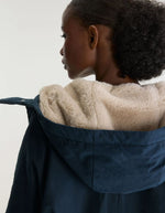 Veste Jenna America bleu marine à capuche pour femme Bellerose