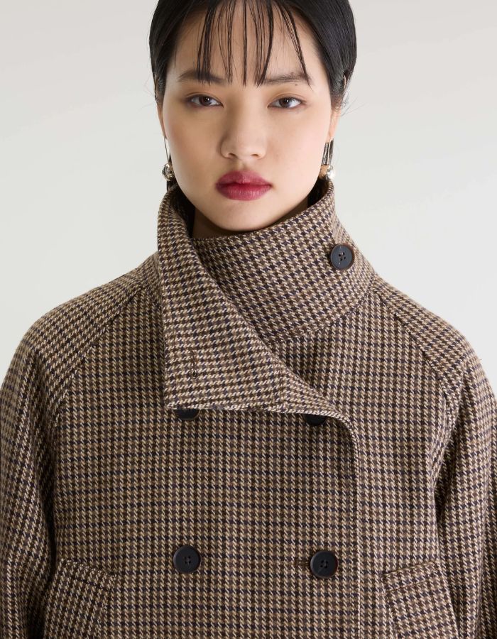 Veste Jackal Display A à carreaux pour femme Bellerose