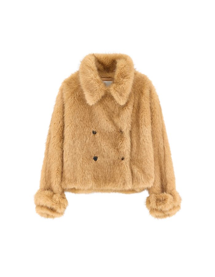 Veste courte Elordi Ambre en fausse fourrure Bellerose