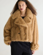 Veste courte Elordi Ambre en fausse fourrure Bellerose
