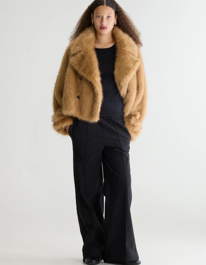 Veste courte Elordi Ambre en fausse fourrure Bellerose