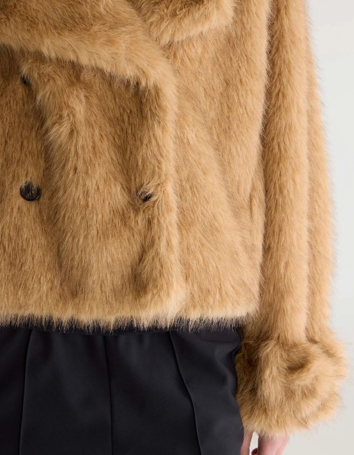 Veste courte Elordi Ambre en fausse fourrure Bellerose