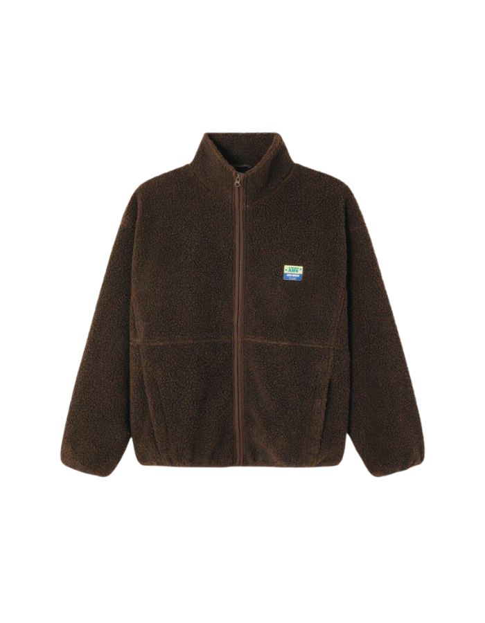 Veste zippée Hoktown Marronnier Chiné American Vintage
