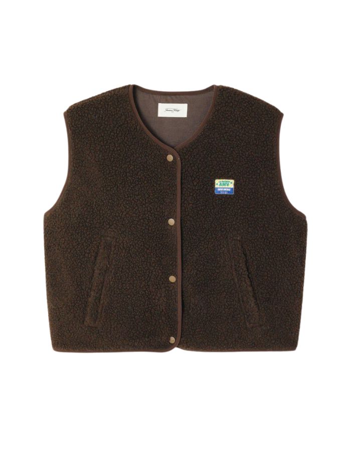 Veste sans manches Hoktown Marronnier Chiné American Vintage